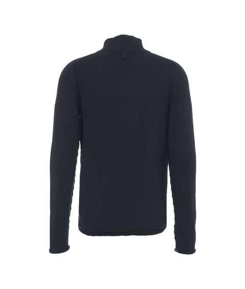 Maglione in merino #blu