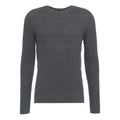 Maglione a maglia in lana vergine #grigio