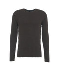 Maglione a maglia in lana vergine #marrone