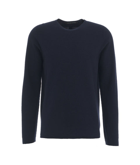 Maglione in misto lana #blu