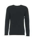 Maglione a maglia in lana vergine #nero