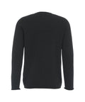 Maglione a maglia in lana vergine #nero