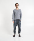 Pullover in maglia #grigio