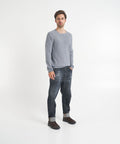 Pullover in maglia #grigio