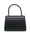 Mini borsa a spalla con applicazione color oro #nero