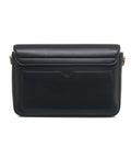 Borsa a spalla con applicazione color oro #nero