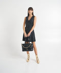 Shopper in ecopelle #nero