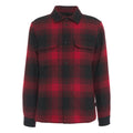 Alaskan Wool Check Overshirt #rosso