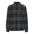 Alaskan Wool Check Overshirt #grigio