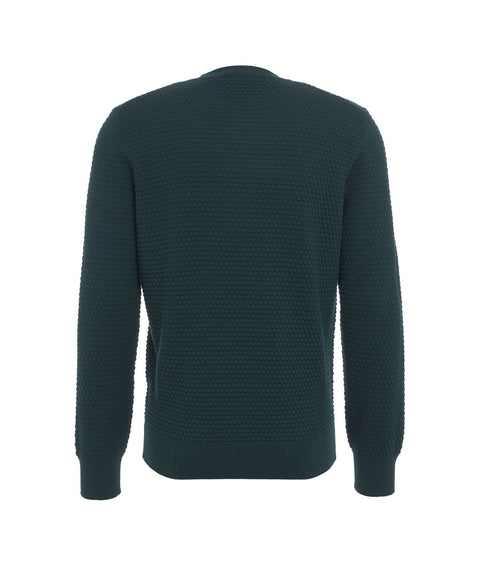 Maglione a punto bolla #verde