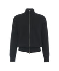 Maglione con zip #nero