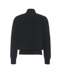 Maglione con zip #nero