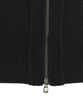 Maglione con zip #nero