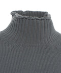 Maglione a collo alto #grigio