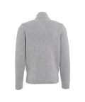 Maglione con zip #grigio