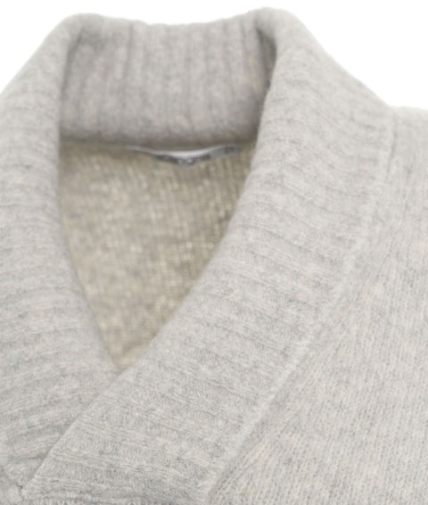 Maglione in misto lana #grigio