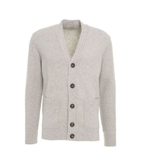 Cardigan in maglia #grigio