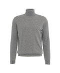 Maglione dolcevita in cashmere #grigio