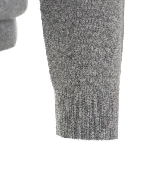 Maglione dolcevita in cashmere #grigio