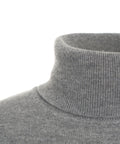 Maglione dolcevita in cashmere #grigio