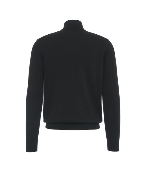 Maglione dolcevita in cashmere #nero