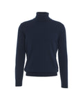 Maglione dolcevita in cashmere #blu