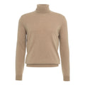 Maglione dolcevita in cashmere #beige