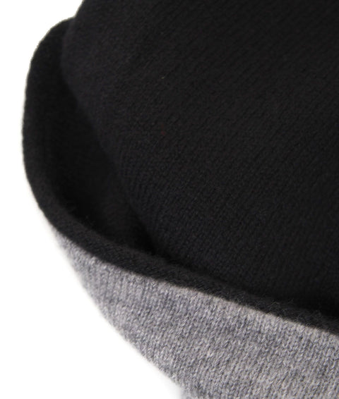 Berretto in cashmere #nero