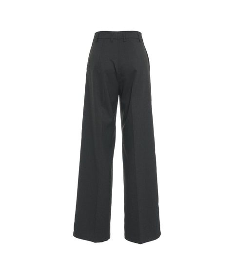 Pantalone glencheck #grigio