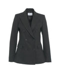 Blazer gessato #nero