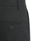 Pantaloni gessati #grigio