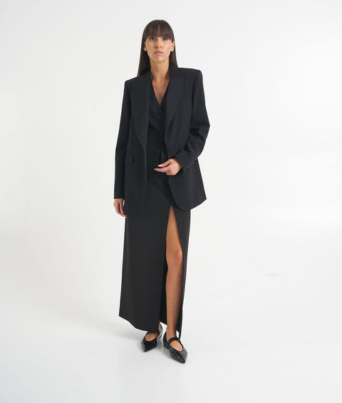 Blazer monopetto #nero