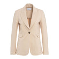 Blazer monopetto #beige