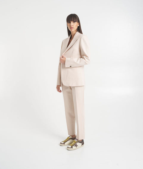 Blazer monopetto #beige