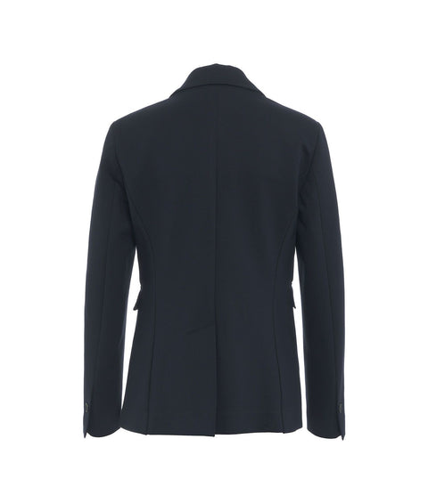 Blazer monopetto #blu