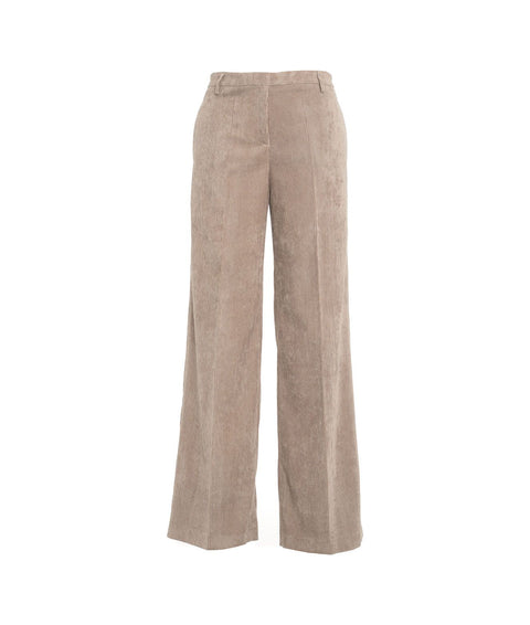 Pantalone in velluto a coste #beige