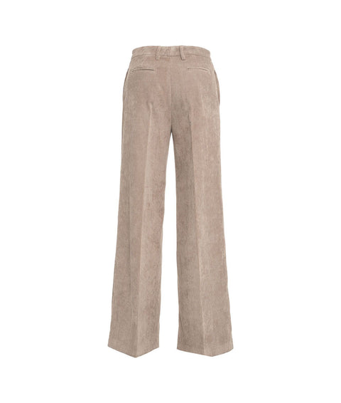 Pantalone in velluto a coste #beige