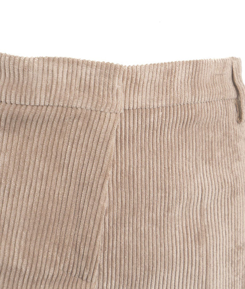 Pantalone in velluto a coste #beige