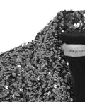 Blazer di paillettes #argento