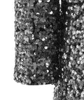 Blazer di paillettes #argento