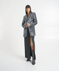 Blazer di paillettes #argento