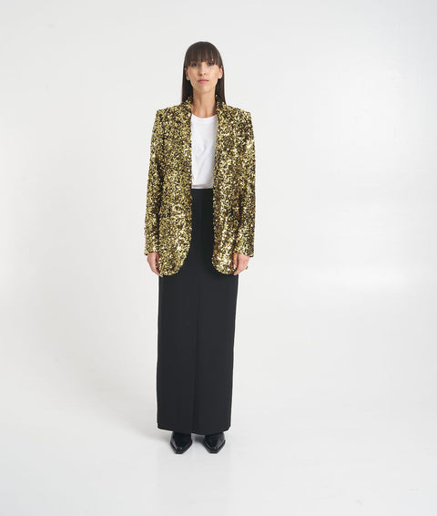 Blazer di paillettes #oro