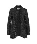 Blazer di paillettes #nero