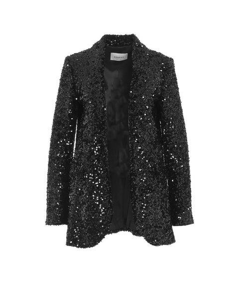 Blazer di paillettes #nero