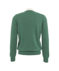 Pullover in maglia #verde