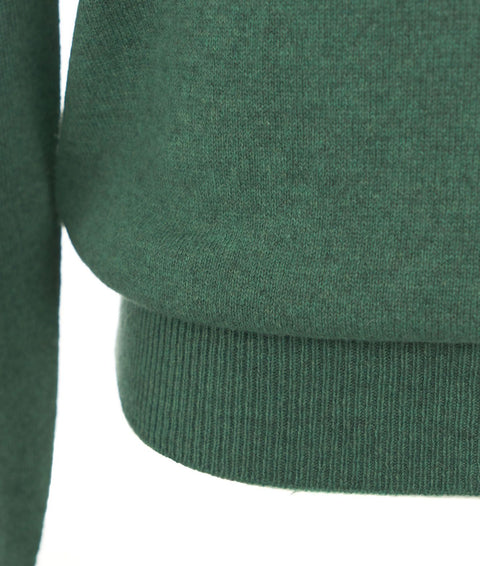 Pullover in maglia #verde