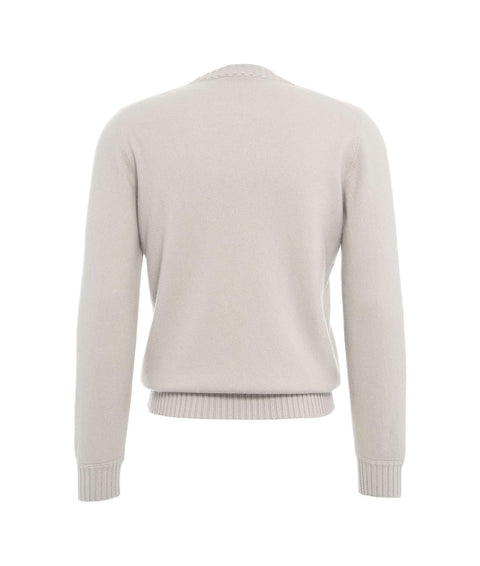 Maglione in cashmere #grigio