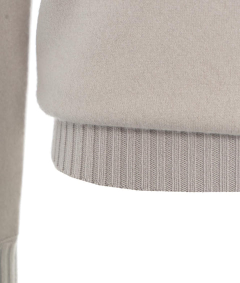 Maglione in cashmere #grigio