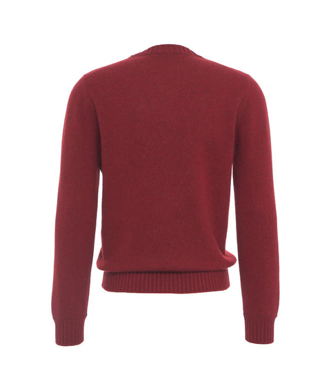 Maglione in cashmere #rosso