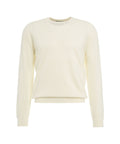 Maglione in misto merino #bianco